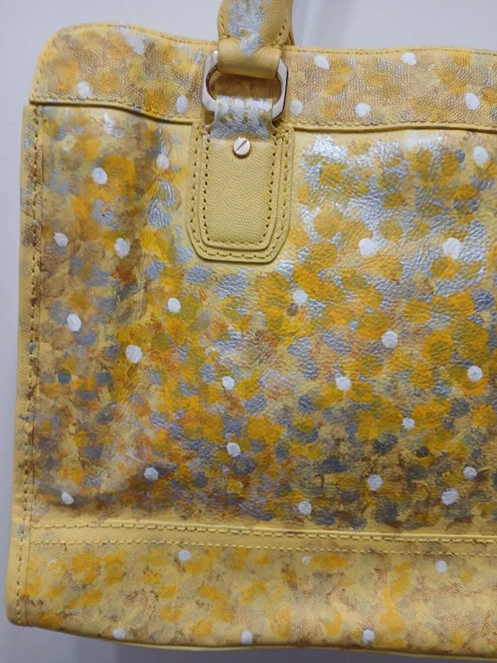 Cole Haan Hand Painted Leather Bag